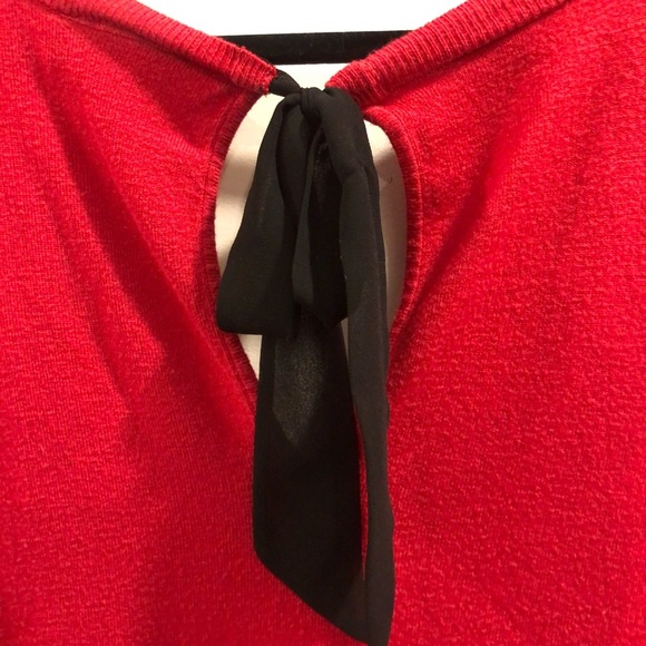Lane Bryant Red Back Bow Sweater - Picture 5 of 5